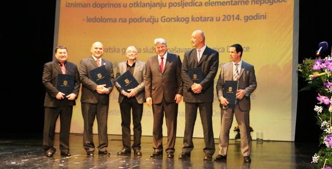 Godišnja nagrada PGŽ radnicima HEP-a koji su sanirali ledolom u Gorskom kotaru