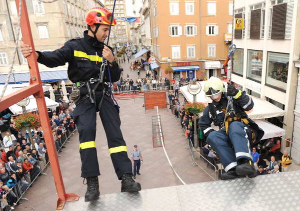 S jedne od prethodnih vježbi "Riječke vatre"