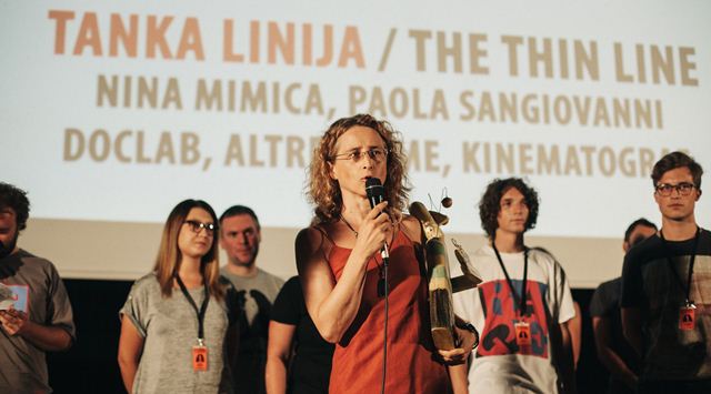 Dijana Mlađenović, nagrada publike za film Tanka linija