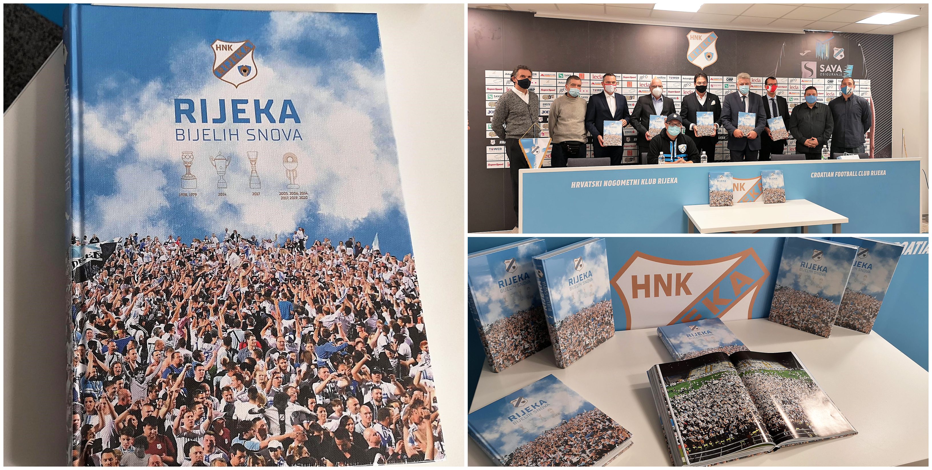 RIJEKA BIJELIH SNOVA Monografija HNK Rijeka