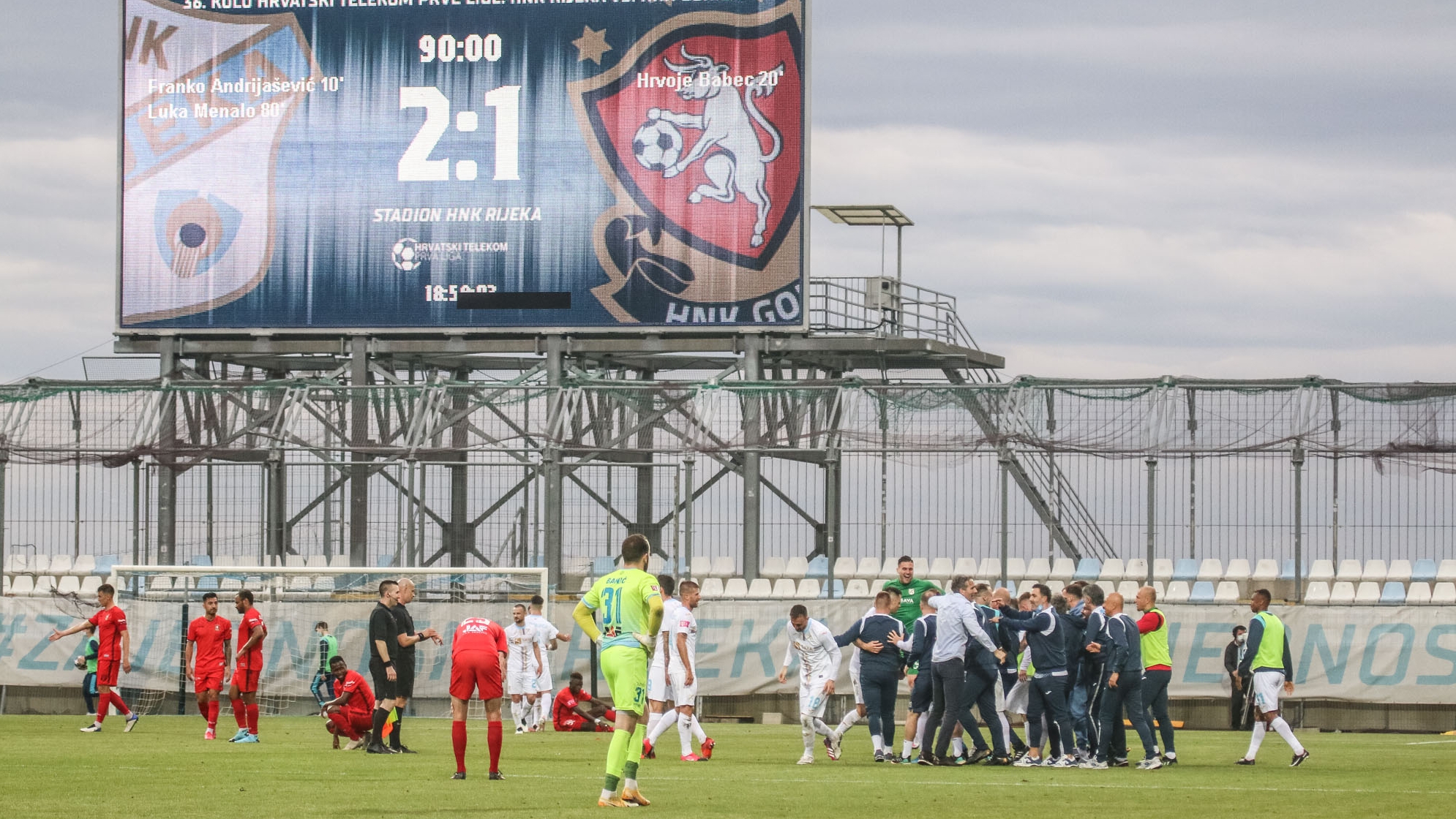 NK Rijeka - Sastavi Rijeke i HNK Hajduk Split (Stadion HNK