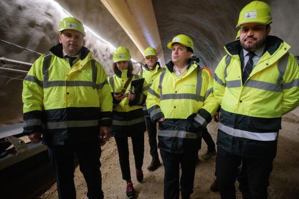 Oleg Butković sa suradnicima obišao gradilište druge cijevi tunela Učka