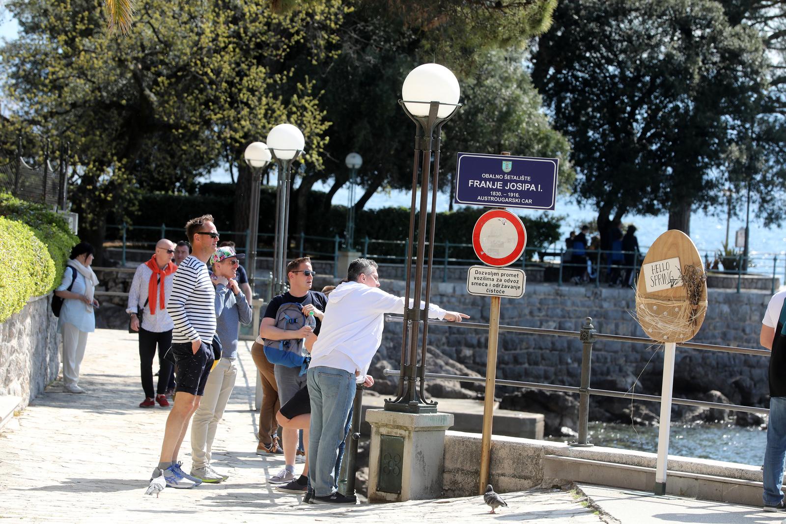 Opatija: Stigli brojni turisti za uskrsne blagdane Opatija: Stigli brojni turisti za uskrsne blagdane