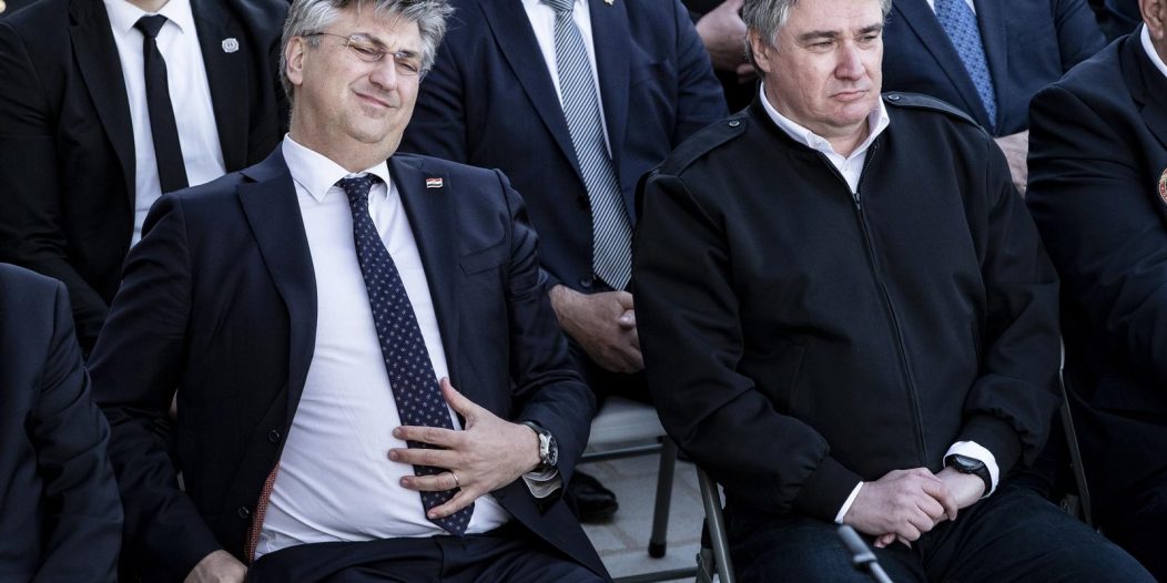 Unatoč napetostima Milanović i Plenković ipak rame uz rame Unatoč napetostima Milanović i Plenković ipak rame uz rame