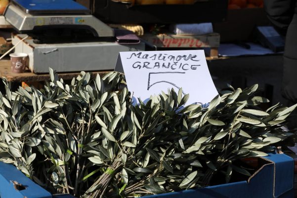 Rijeka: Na gradskog tržnici započela je prodaja maslinovih grana