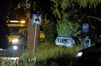 Pula: Auto sletio s ceste i udario u stablo, jedna osoba preminula