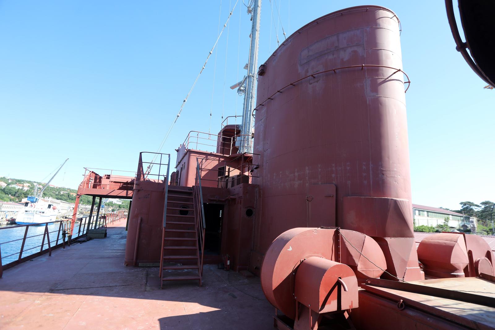 Obilazak broda Galeb u brodogradilištu Kraljevica