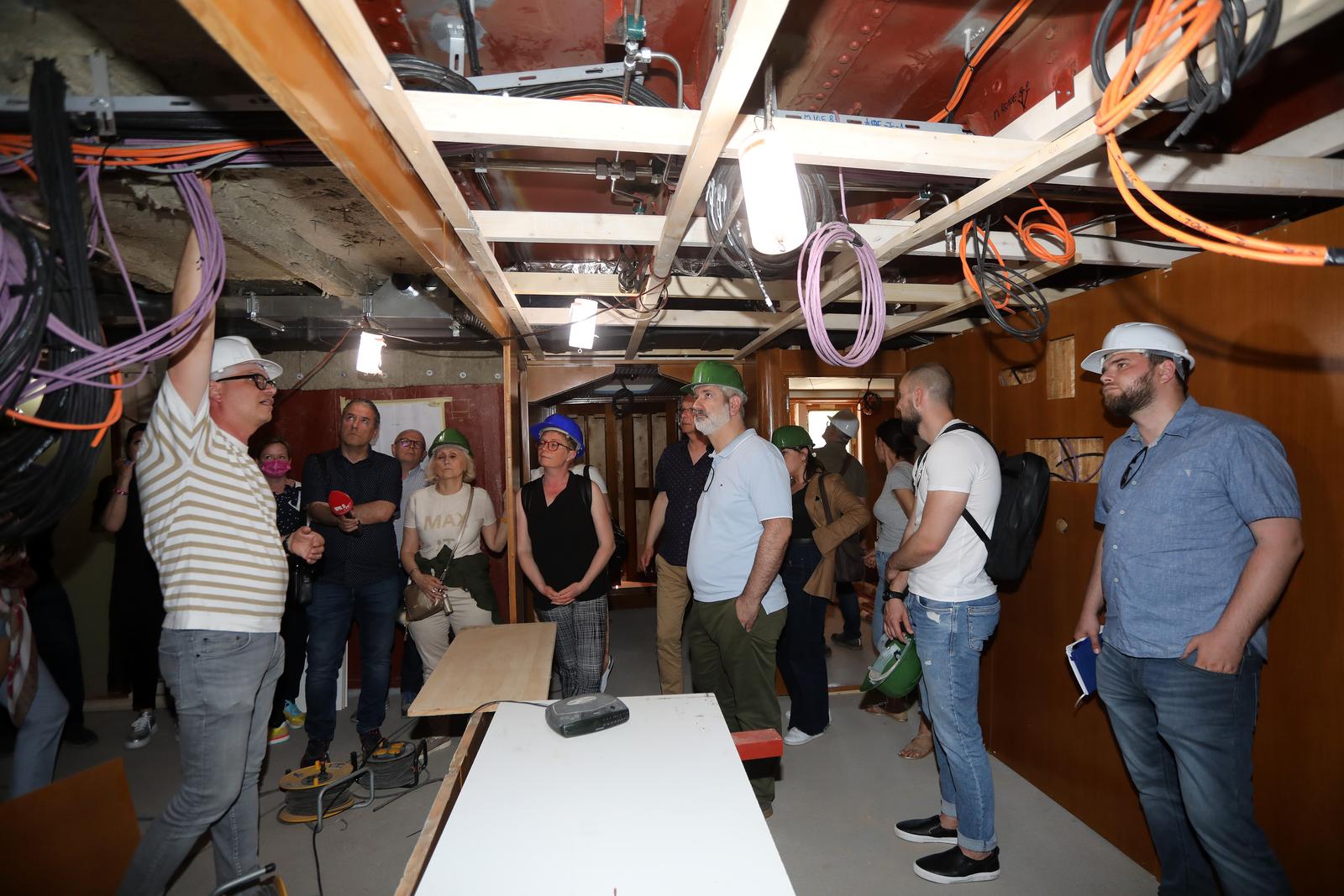 Obilazak broda Galeb u brodogradilištu Kraljevica