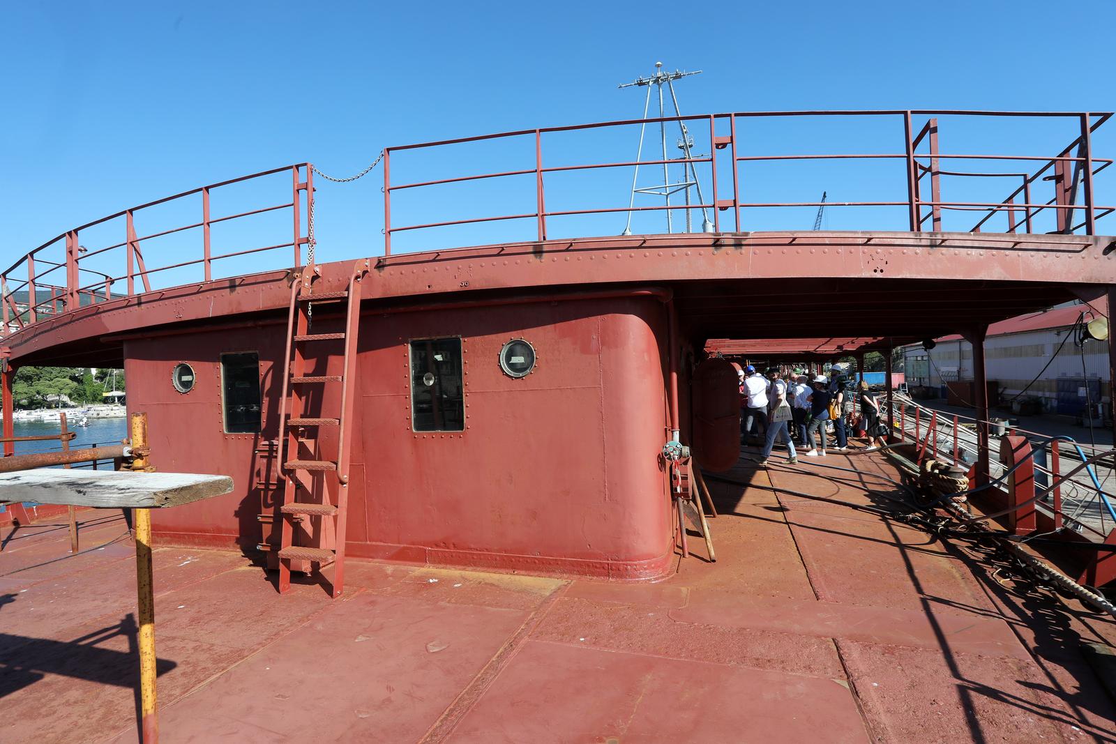 Obilazak broda Galeb u brodogradilištu Kraljevica