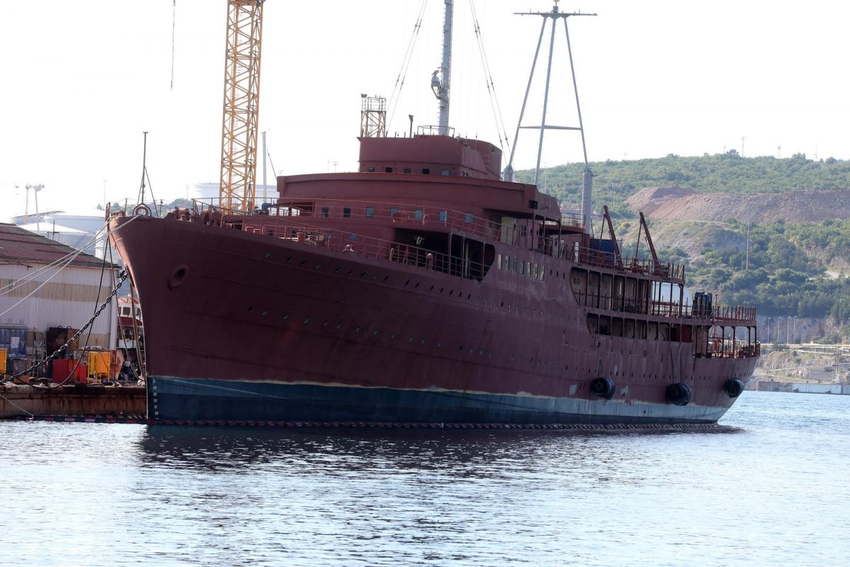 Obilazak broda Galeb u brodogradilištu Kraljevica