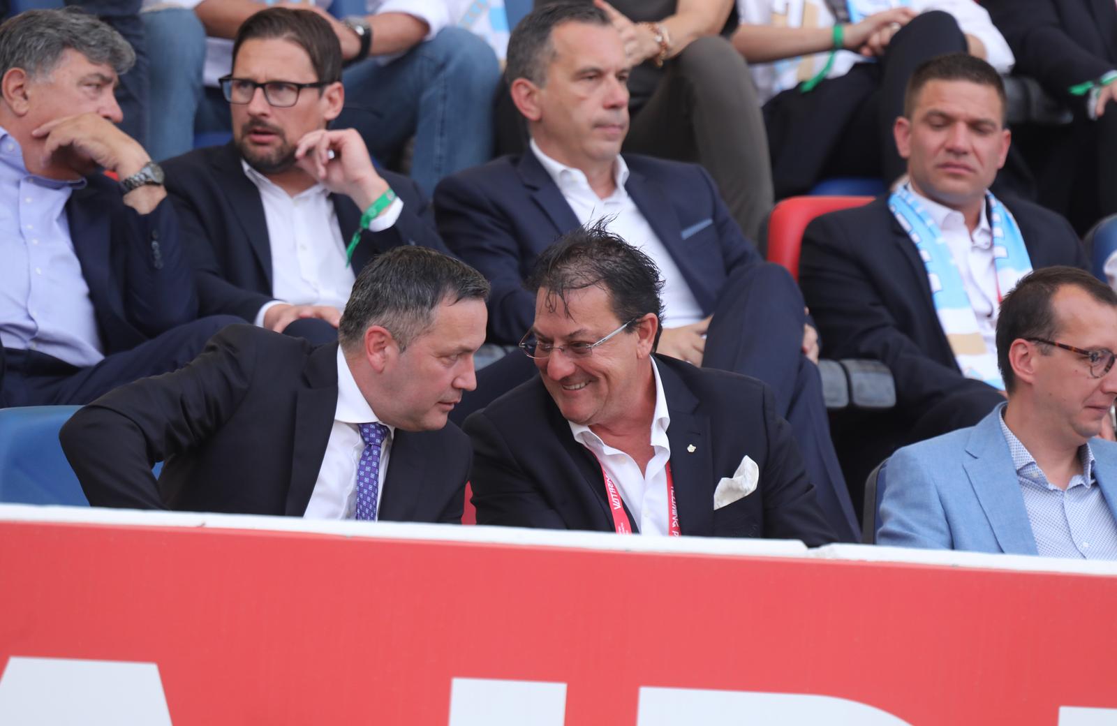 Split: Stadion Poljud,  Finale Hrvatskog nogometnog kupa HNK Hajduk – HNK Rijeka, svečana loža