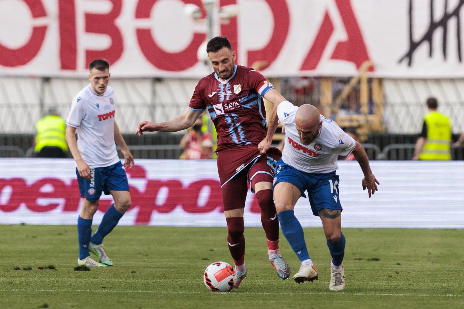 Split: Stadion Poljud,  Finale Hrvatskog nogometnog kupa HNK Hajduk – HNK Rijeka