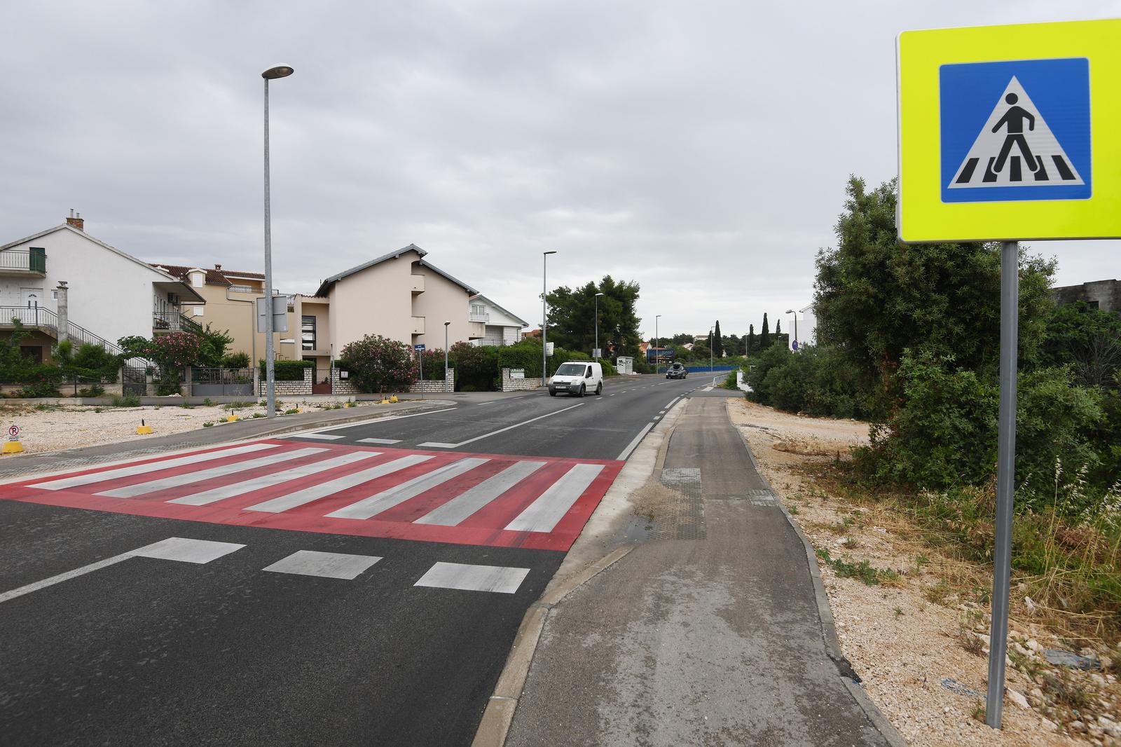 Šibenik: Mjesto nesreće gdje je pijani vozač ozlijedio dvije djevojke