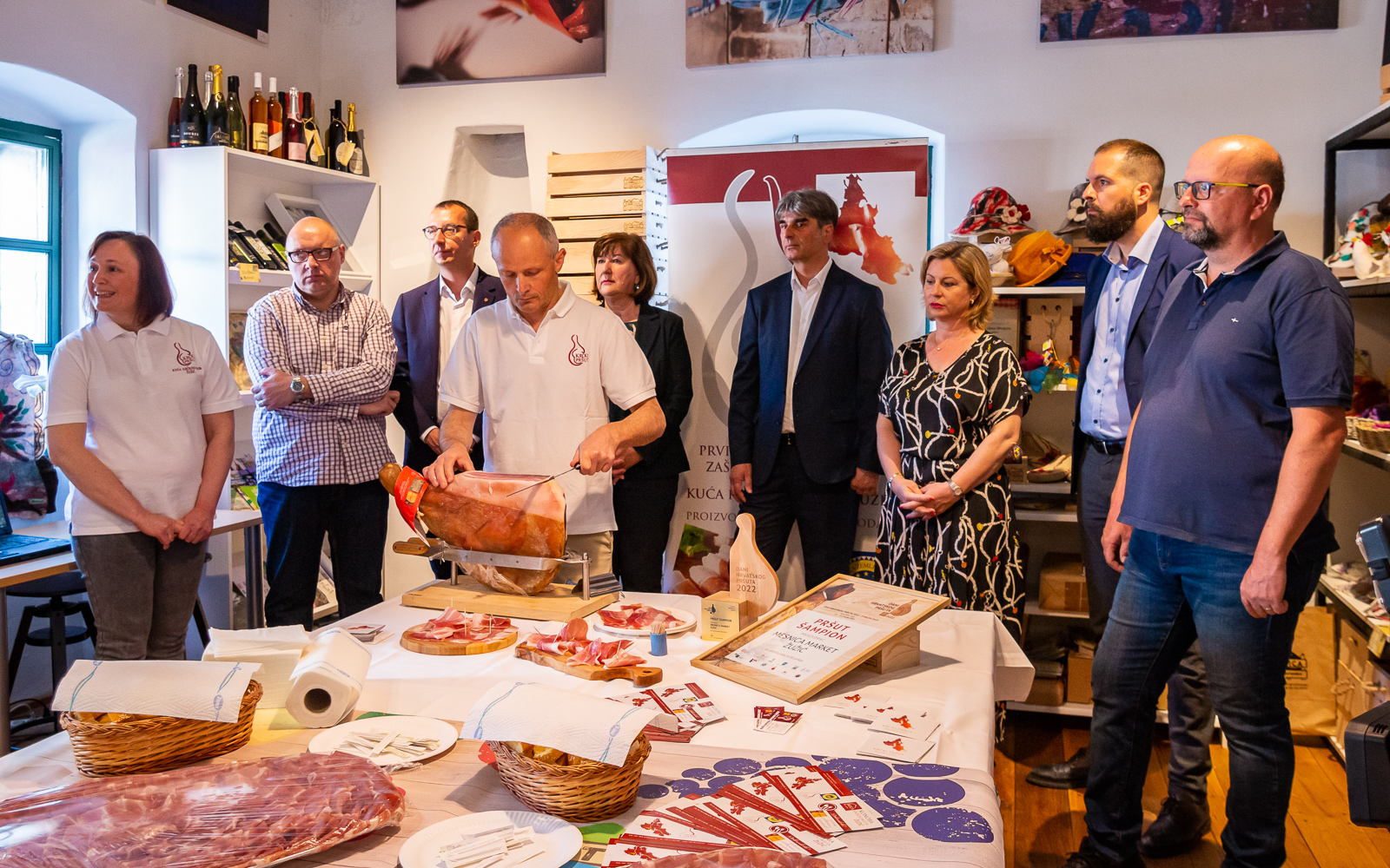 Prijem za dobitnike šampionske titule na osmim Danima hrvatskog pršuta -5