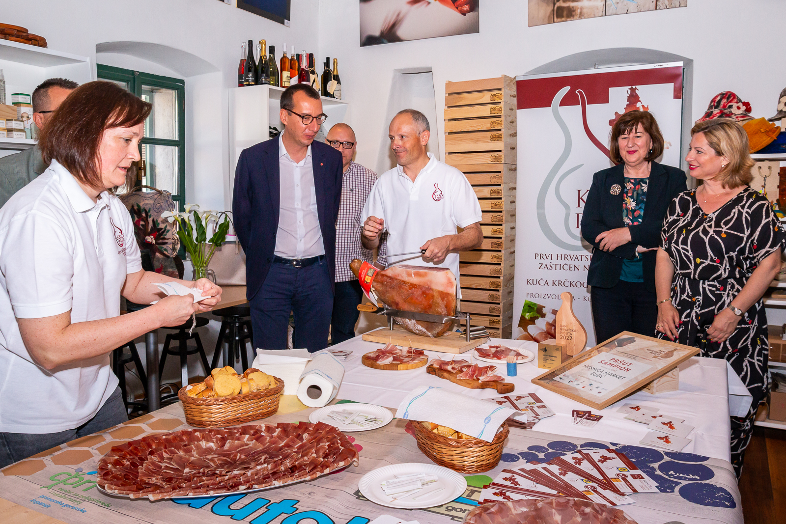 Prijem za dobitnike šampionske titule na osmim Danima hrvatskog pršuta -6