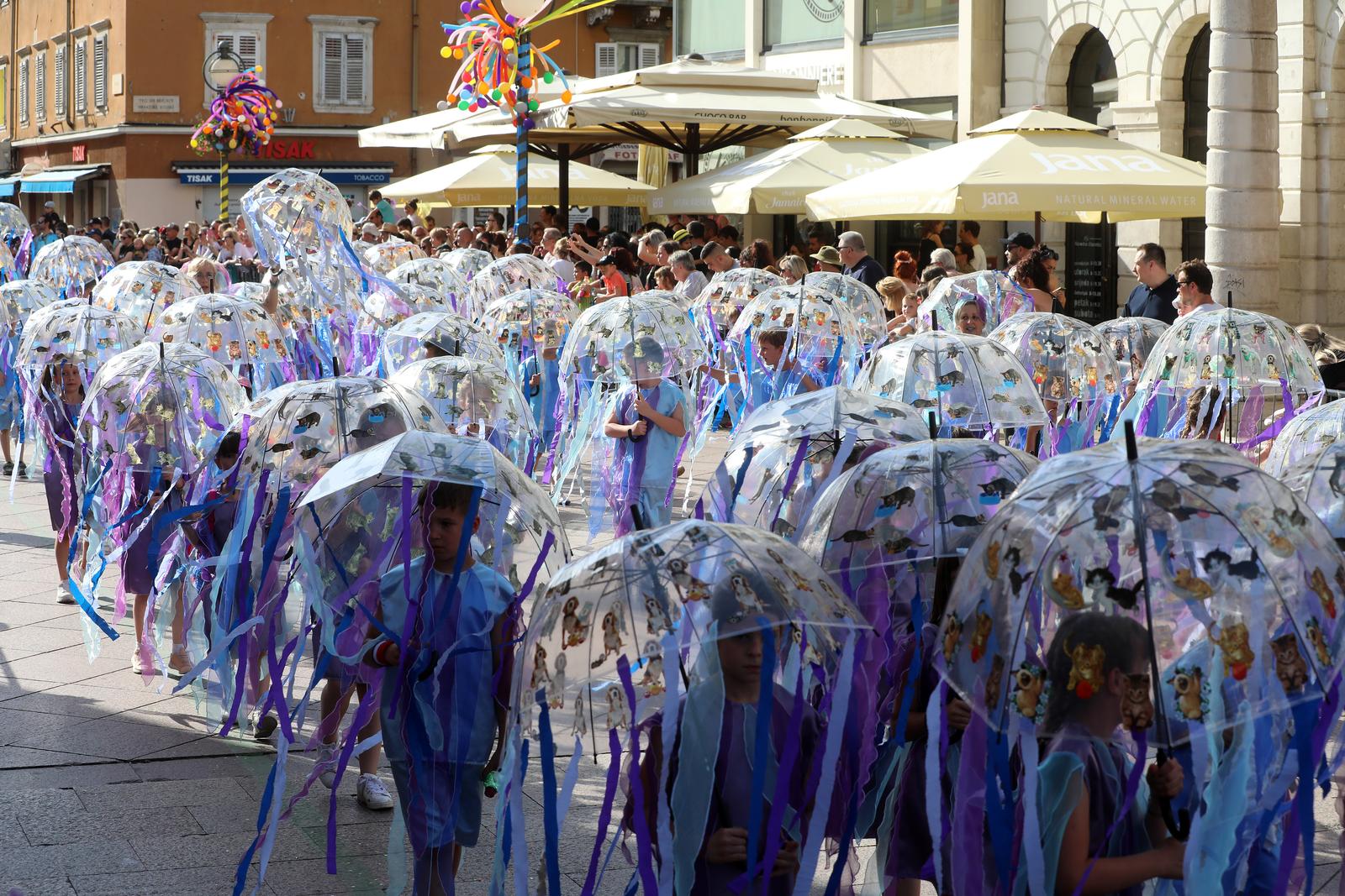 Dječja karnevalska povorka u Rijeci Dječja karnevalska povorka u Rijeci
