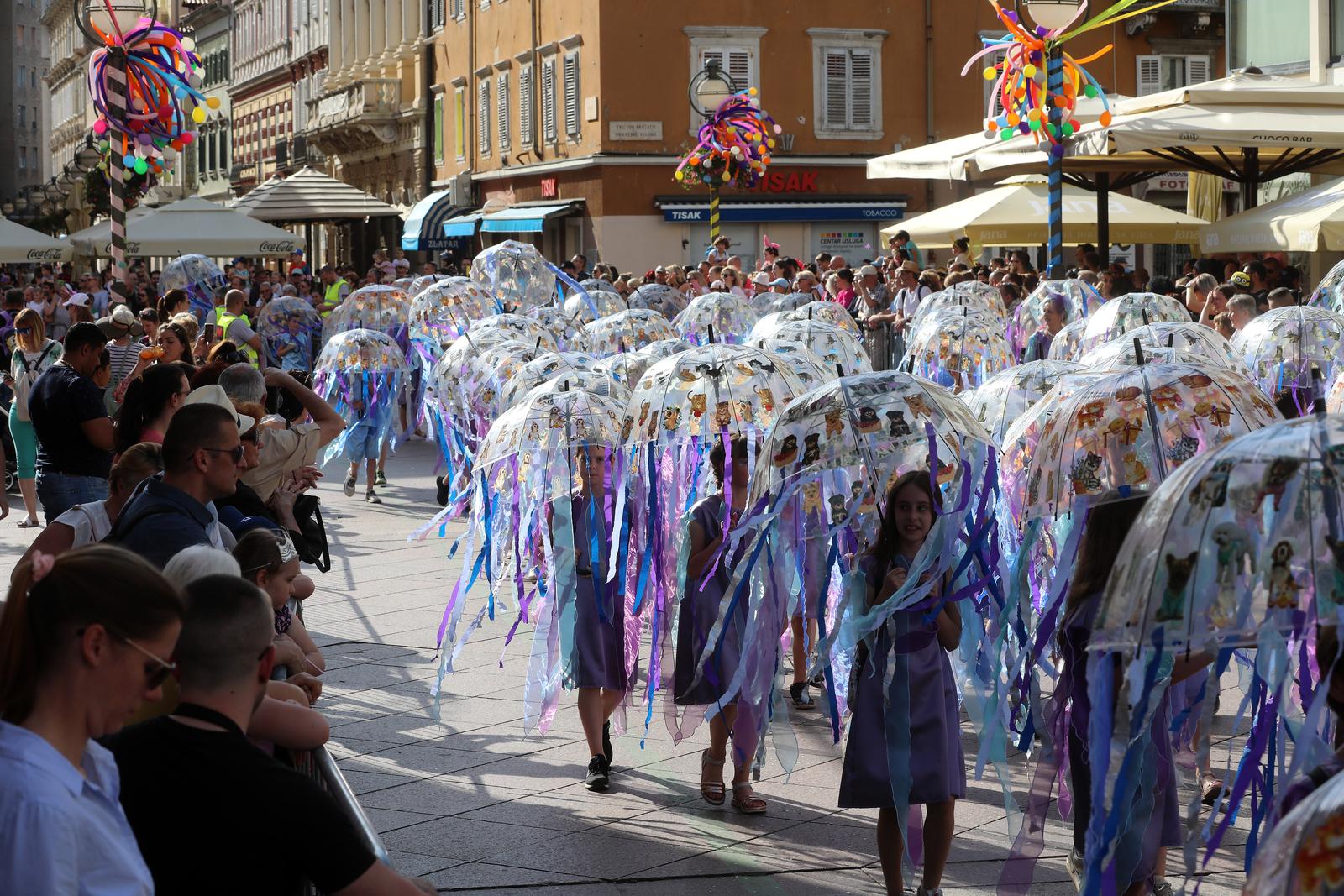 Dječja karnevalska povorka u Rijeci Dječja karnevalska povorka u Rijeci