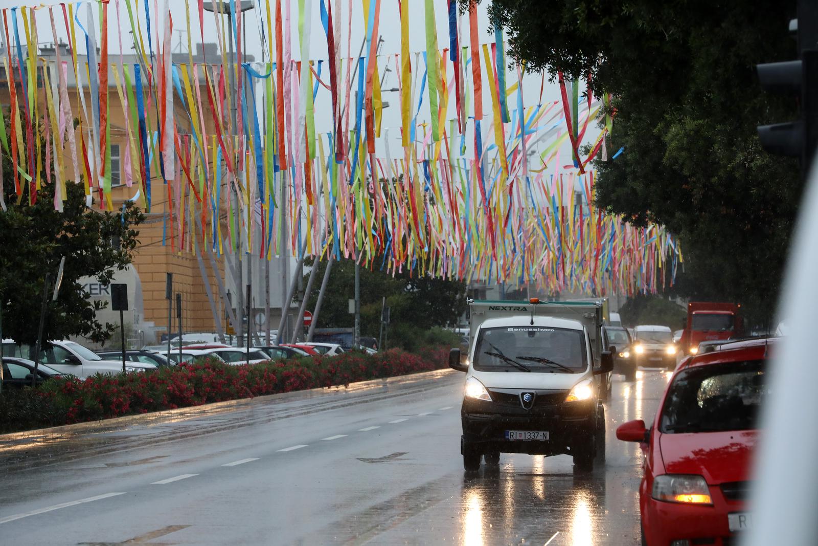 Nagli pad temperature i kiša u gradu Rijeci