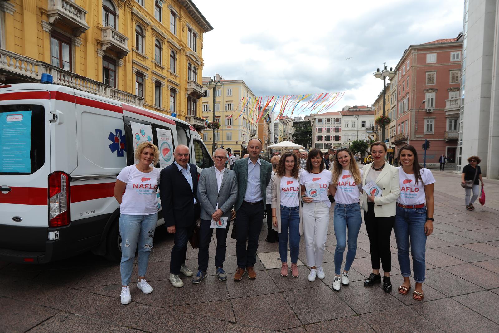 Rijeka: Povodom Svjetskog dana svjesnosti o nealkoholnoj masnoj bolesti jetre besplatno testiranje građana na Trgu 111. brigade HV Rijeka: Povodom Svjetskog dana svjesnosti o nealkoholnoj masnoj bolesti jetre besplatno testiranje građana na Trgu 111. brigade HV