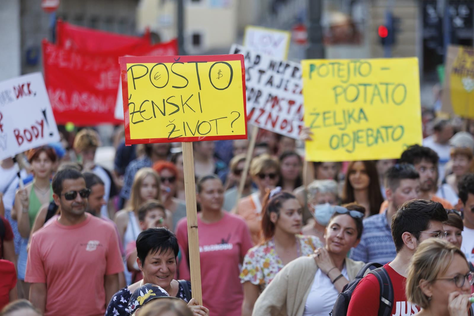Rijeka: Mirno prosvjedno okupljanje “Hod za slobodu”