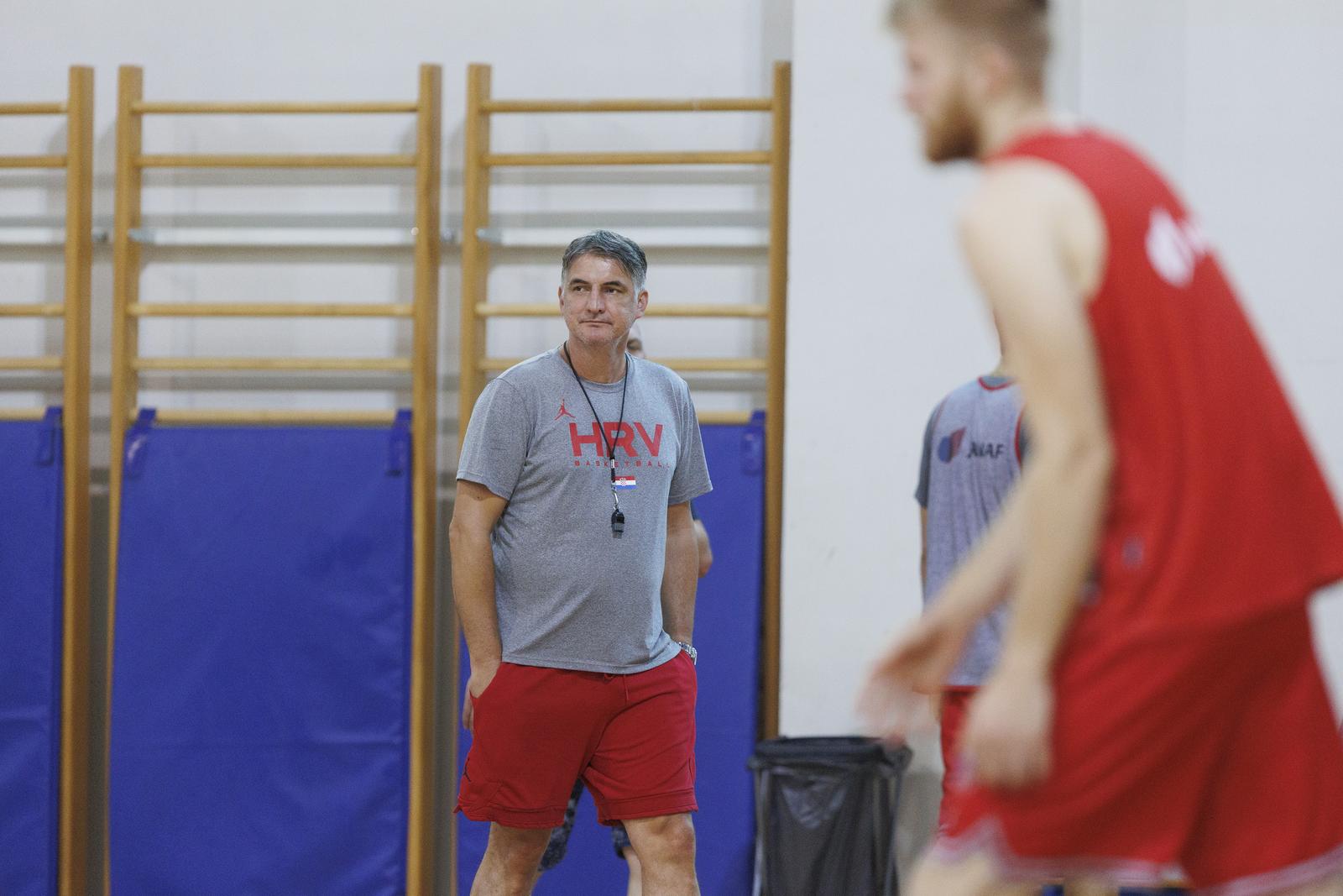 Opatija: Trening hrvatskih košarkaša uoči kvalifikacijske utakmice za Svjetsko prvenstvo protiv Finske Opatija: Trening hrvatskih košarkaša uoči kvalifikacijske utakmice za Svjetsko prvenstvo protiv Finske