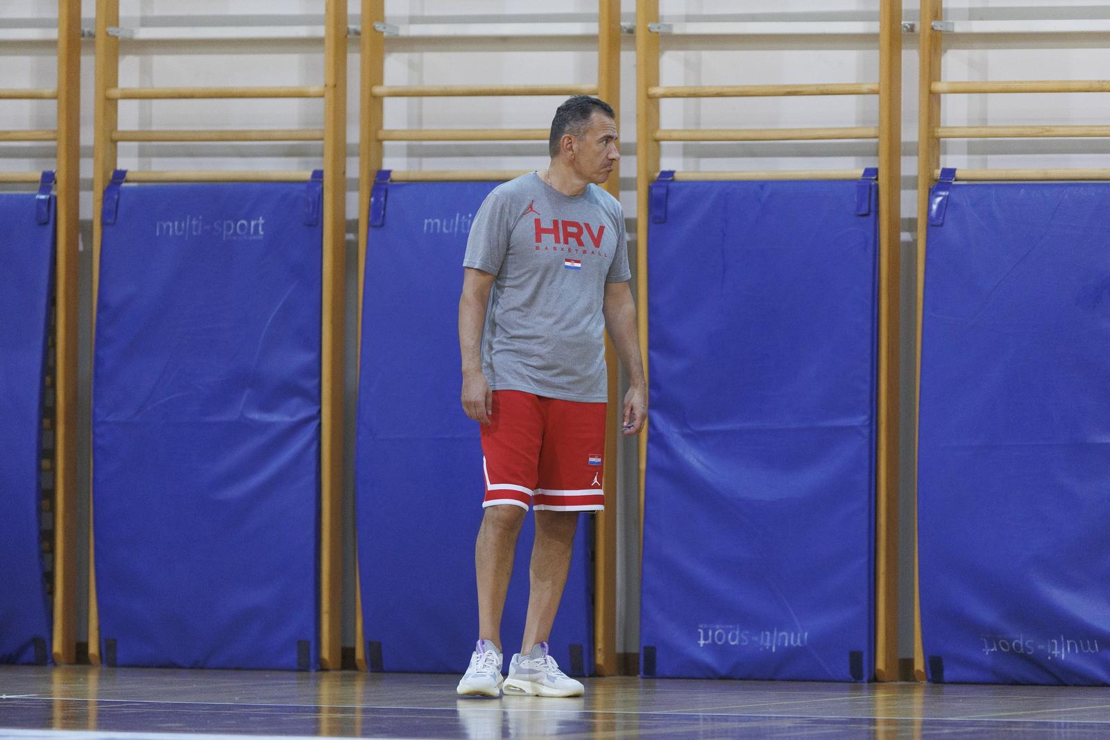 Opatija: Trening hrvatskih košarkaša uoči kvalifikacijske utakmice za Svjetsko prvenstvo protiv Finske Opatija: Trening hrvatskih košarkaša uoči kvalifikacijske utakmice za Svjetsko prvenstvo protiv Finske