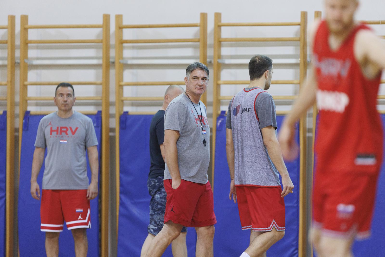 Opatija: Trening hrvatskih košarkaša uoči kvalifikacijske utakmice za Svjetsko prvenstvo protiv Finske Opatija: Trening hrvatskih košarkaša uoči kvalifikacijske utakmice za Svjetsko prvenstvo protiv Finske