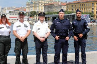 Rijeka: Strani policijski službenici iz Poljske, Njemačke i Slovačke u ophodnji gradom