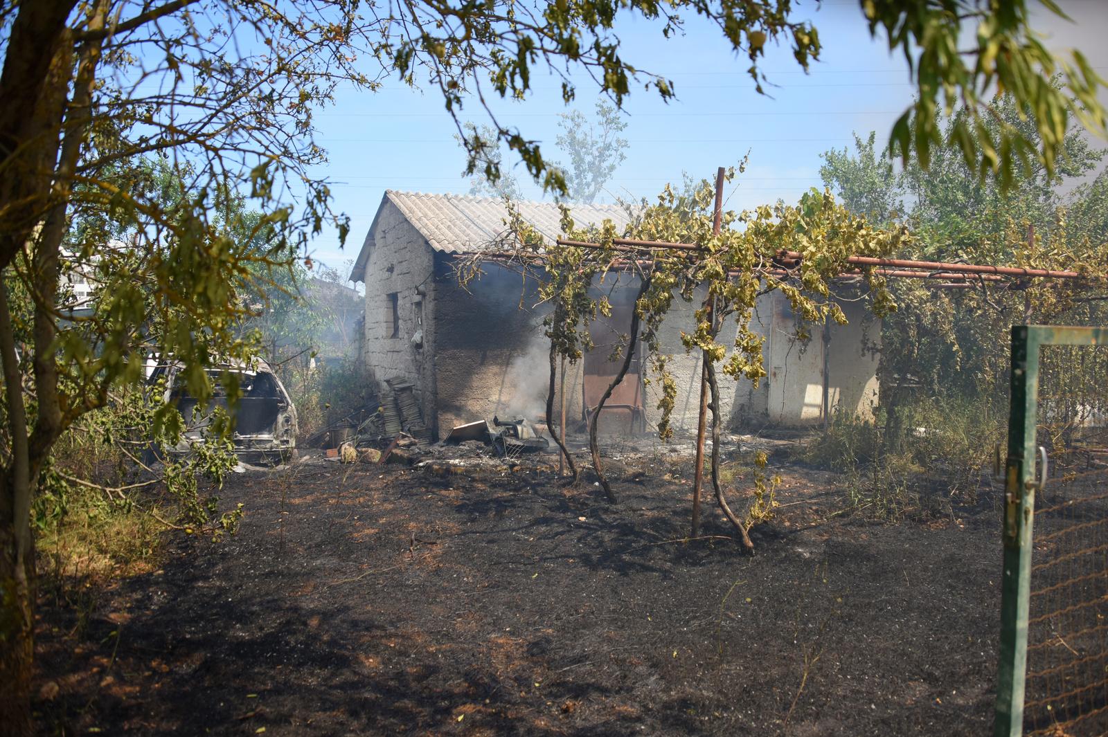 Posljedice požara u Puli koji su stanovnici i vatrogasci uspješno ugasili