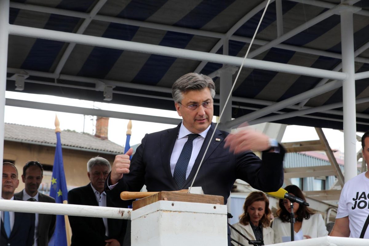 Rijeka: Plenković na svečanosti primopredaje broda Neptune Barcelona u 3. maju