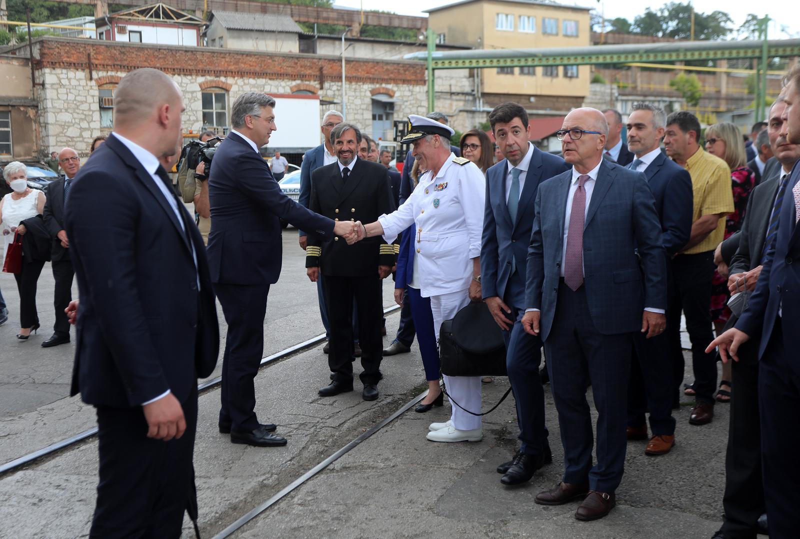 Rijeka: Plenković na svečanosti primopredaje broda Neptune Barcelona u 3. maju