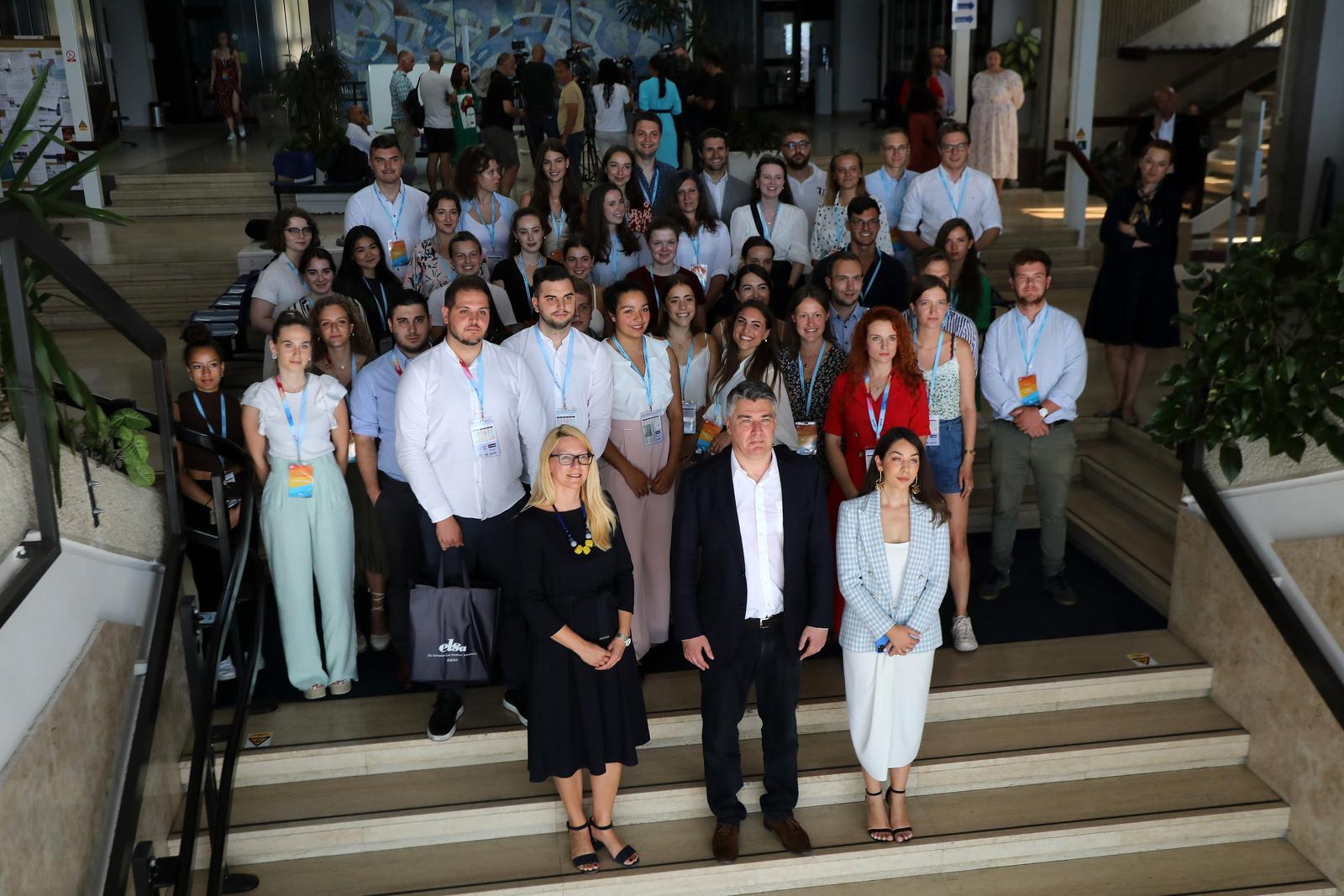 Rijeka: Predsjednik Milanović na svečanom otvorenju osmog izdanja ELSA, Ljetne pravne škole Rijeka: Predsjednik Milanović na svečanom otvorenju osmog izdanja ELSA, Ljetne pravne škole