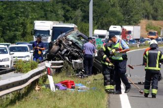 U prometnoj nesreći na autocesti A1 poginula jedna osoba, više ih je ozlijeđeno