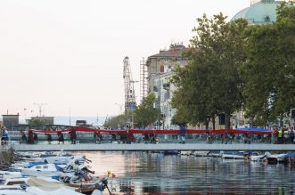 Rijeka: Bakljada na Trsatskoj gradini povodom  obilježavanja Dana pobjede, Dana domovinske zahvalnosti i Dana hrvatskih branitelja