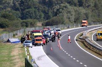 Teška nesreća na A4: Sletio autobus, više poginulih, veći broj teško ozlijeđenih