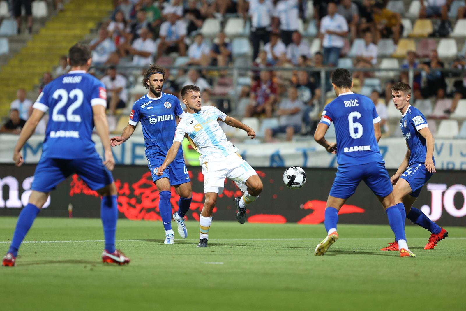 Rijeka: HNK Rijeka i NK Slaven Belupo sastali se u u 5. kolu Prve HNL Rijeka: HNK Rijeka i NK Slaven Belupo sastali se u u 5. kolu Prve HNL