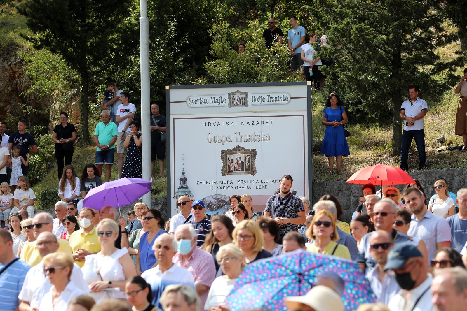 Premijer Plenković na misi u Svetištu Majke Božje Trsatske povodom blagdana Velike Gospe Premijer Plenković na misi u Svetištu Majke Božje Trsatske povodom blagdana Velike Gospe