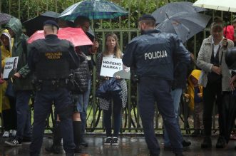 Zagreb: Uoči početka optužnog  vijeća za Marka Franciškovića, okupili su se njegovi istomišljenici