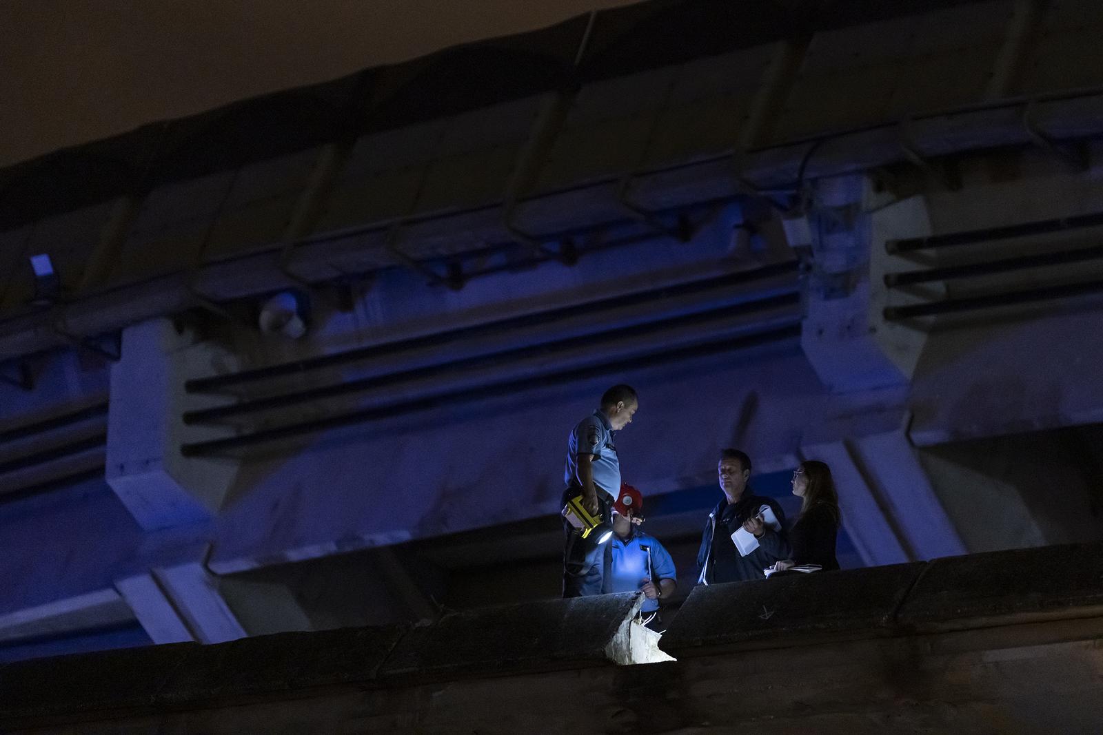 Split: Automobilom probio ogradu na Poljudu i pao s desetak metara visine Split: Automobilom probio ogradu na Poljudu i pao s desetak metara visine