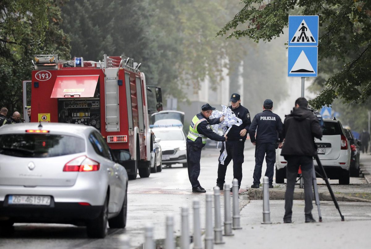 Zagreb: Policijski očevid nakon požara u Trnskom, jedna osoba smrtno stradala
