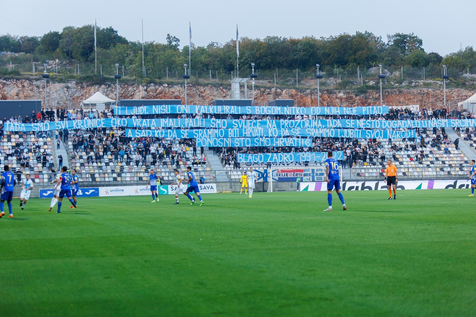 Rijeka: Utakmica HNK Rijeka – NK Lokomotiva u 13. kolu Prve HNL
