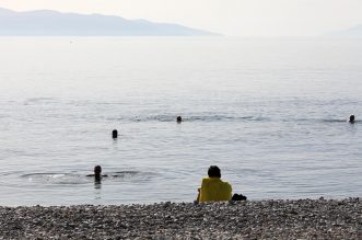 Rijeka: Gradska plaža na Kantridi puna je kupača