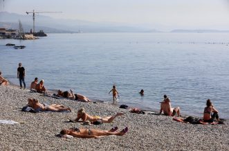 Rijeka: Gradska plaža na Kantridi puna je kupača