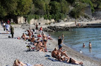 Rijeka: Gradska plaža na Kantridi puna je kupača