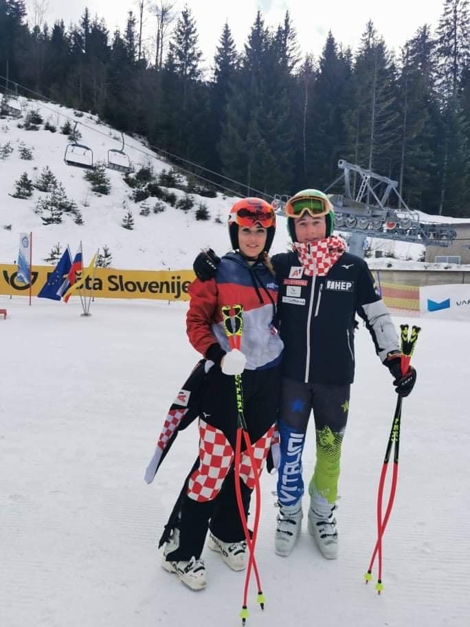 Tili Grgurić i Riccardo Mattia Eletti FIS