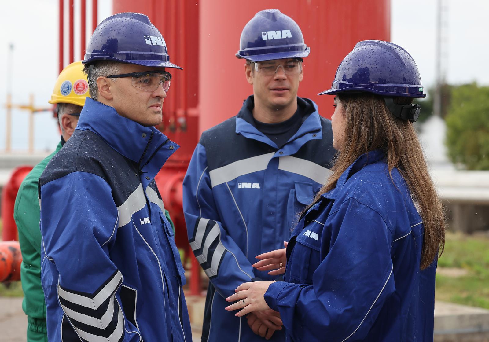 Obilazak radova na Projektu nadogradnje Rafinerije nafte Rijeka