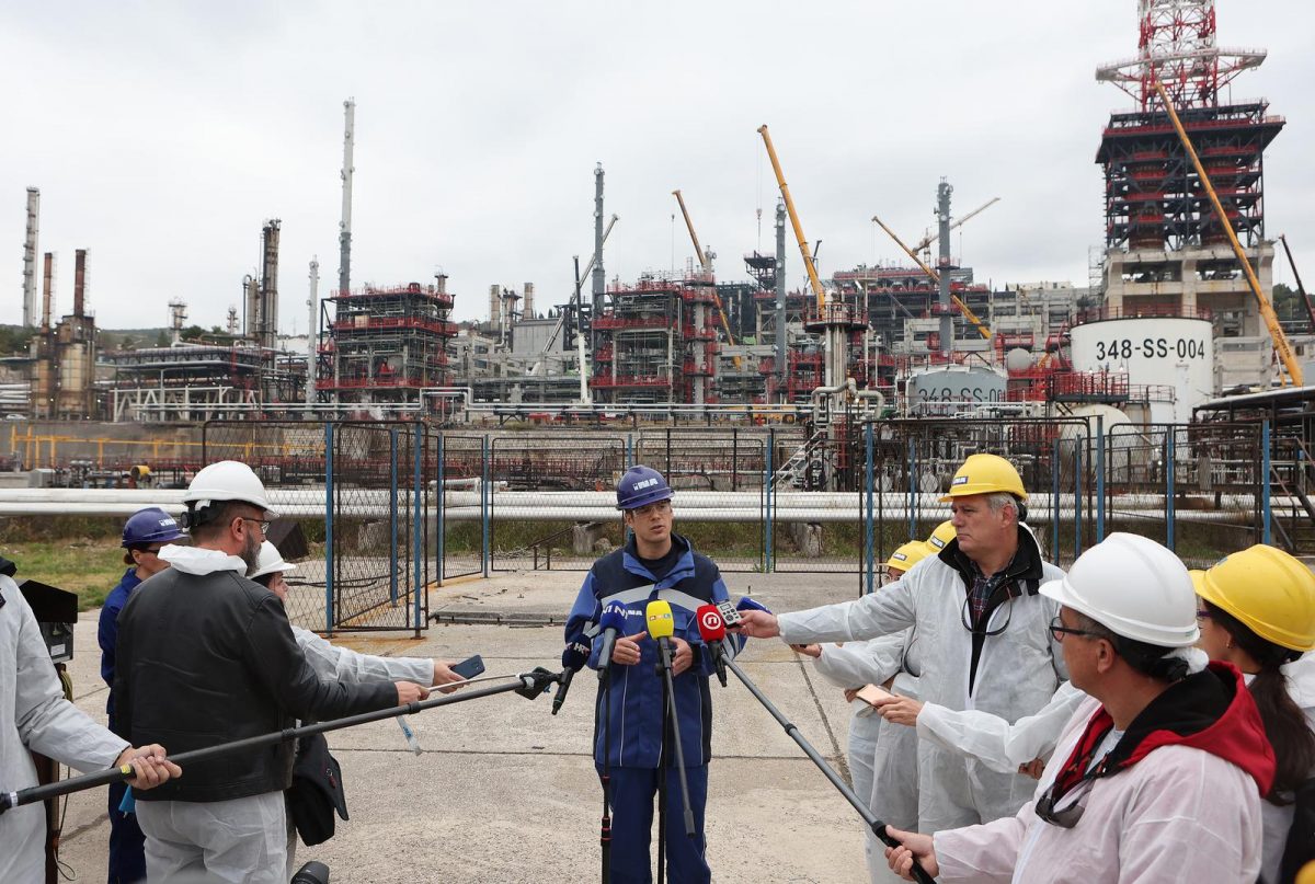 Obilazak radova na Projektu nadogradnje Rafinerije nafte Rijeka