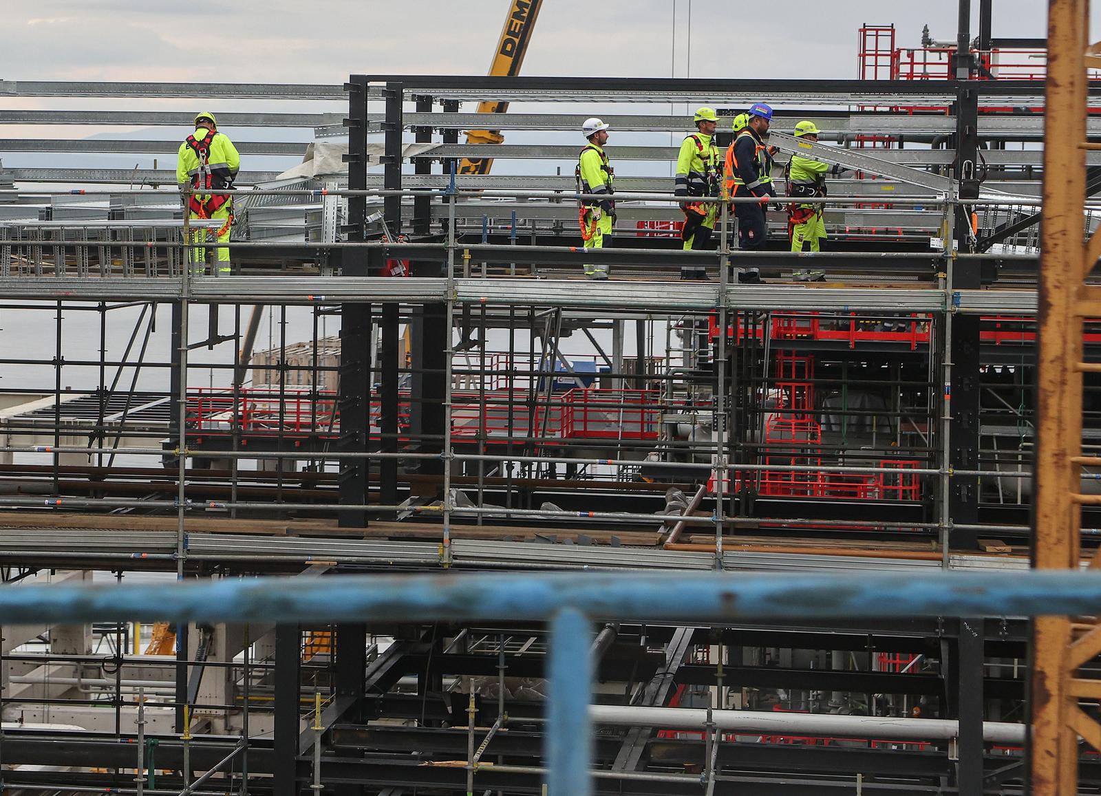 Obilazak radova na Projektu nadogradnje Rafinerije nafte Rijeka