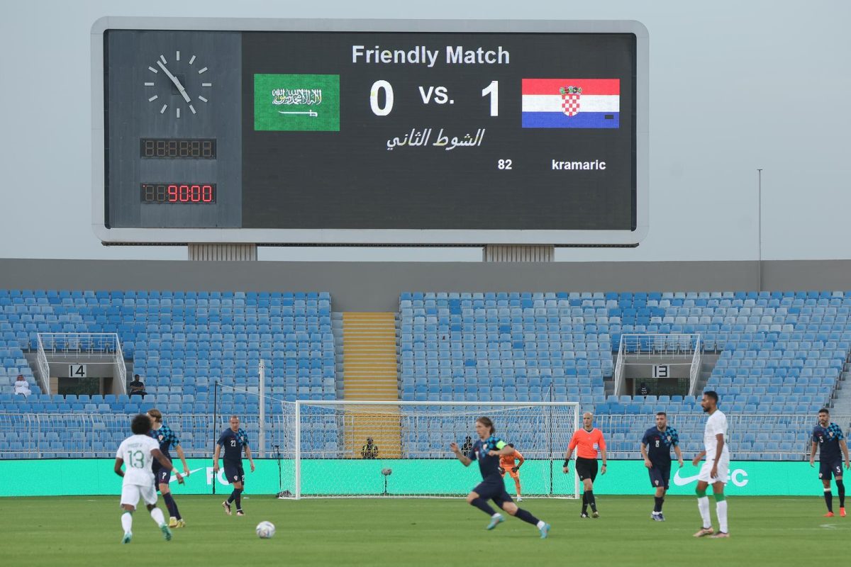 Rijad: Prijateljska utakmica, Saudijska Arabija - Hrvatska