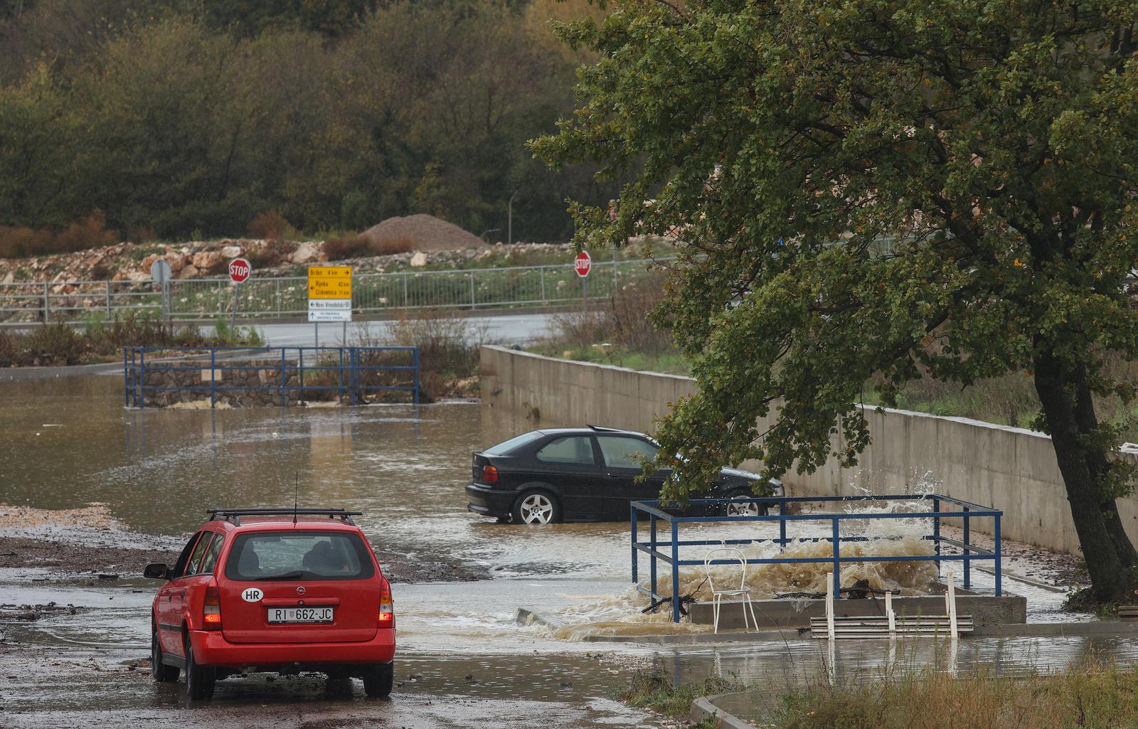 Potopljena polja oko Novog Vinodolskog